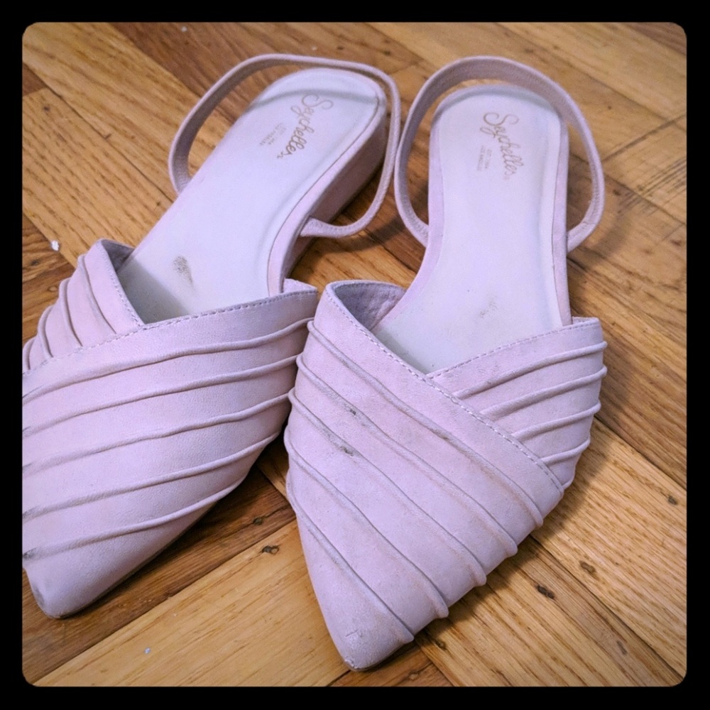 Sling back flats
